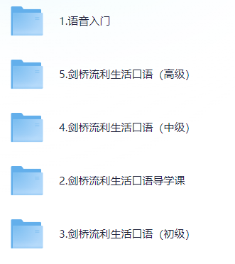 新东方剑桥流利生活口语（初中高级）